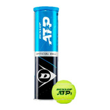 Tarro De Pelotas De Tenis Dunlop Atp Oficial X4 Itf