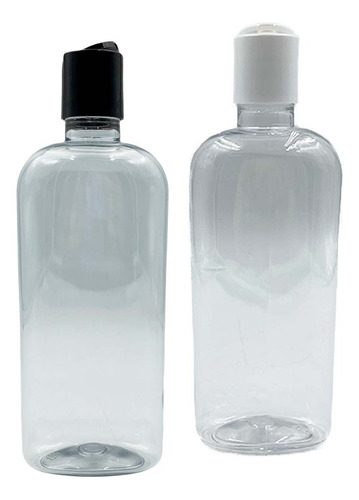 Envases Botellas De Plastico 250 Ml Con Tapa Disc Top X 100