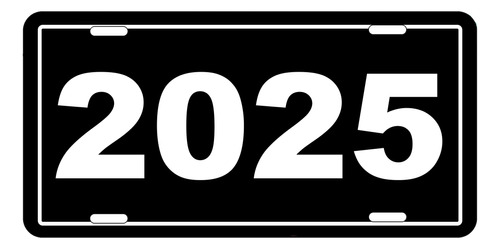 Placas Para Auto Año 2025