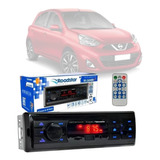 Aparelho Radio Mp3 Fm Usb Bluetooth Roadstar Nissan March