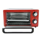 Horno De Mesa Eléctrico Oster Compact Tssttv10l 10l Rojo 127v