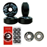 Roda Skate Black Sheep 53mm E Jogo Rolamento Alta Precisão