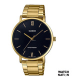 Reloj Hombre Casio Mtp-vt01g Gold Slim Fino Impacto Online