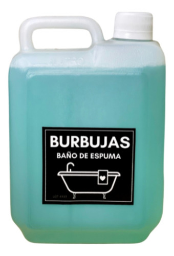 Espuma Para Baño Bidon 1 Litro. Burbujas En Tu Bañera Relax