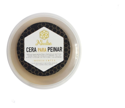 Cera Para Peinar Cabello 55 G Cera De Abeja Khalia