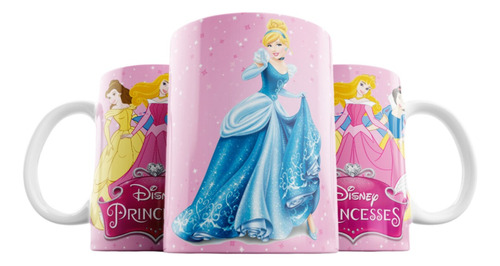 Taza De Princesas - Disney  - Diseño Exclusivo - #3