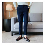 Pantalones De Vestir Casuales Vintage Formales Para Hombre