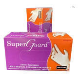 Guante Examen Latex Superguard Talla Large Caja X 100 C/polv