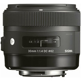 Lente Sigma 30mm F1.4 Dc Hsm (a) Canon