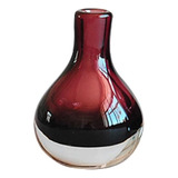 Vaso Murano L´hermitage Cor Vinho E Preto 10x13,5 28036