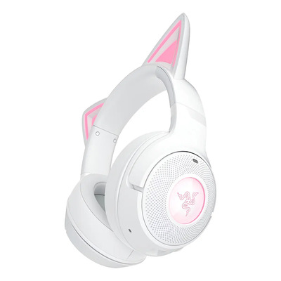 Auriculares gamer inalámbricos Razer Kraken RZ04-04860600-R3U1 blanco con luz LED | Mismo precio en cuotas