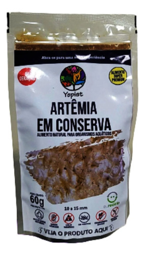 Yepist Artemia En Conserva 15gr 10 A 15mm Alimento Premium