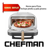 Horno Electrico Para Pizza Mediana Marca Chefman Original