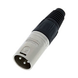 Neutrik Nc3mx Ficha Conector Xlr Canon Macho A Cable 3 Pines