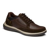 Zapato Dockers Caballero Piel De Res Con Gamuza D2122401 Cho