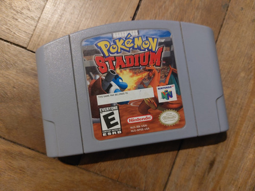 N64 Juego Pokemon Stadium Original Nintendo 64 Americano