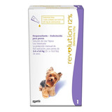 Antiparasitante Para Perros Revolution 12% 2,6 - 5kg