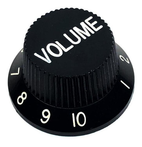 Knob Guitarra Strato 1volume - 2 Tone Phx Ks-bk Preto 