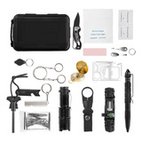 Kit De Supervivencia Emergencia Cámping Completo 18 En 1