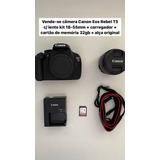 Canon Eos Rebel Kit T5 + Lente 18-55mm C/ Acessórios 