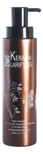 Argan Oil Keratin Clarifying Shampoo Pelo X 400ml