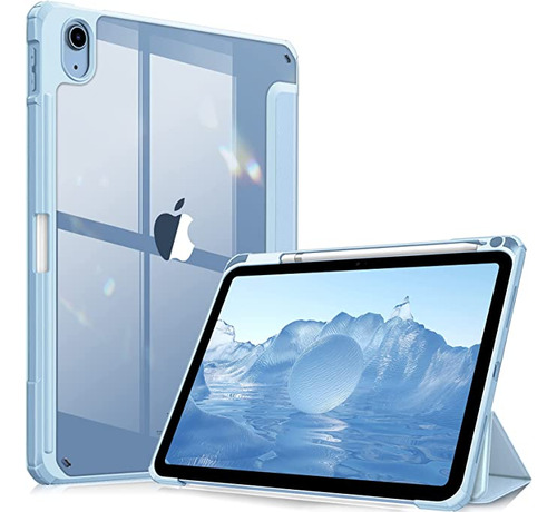 Funda Transparente Para iPad De Gen 10 (celeste)