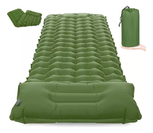 Esterilla De Camping Portátil Ultraligera Con Almohada D 1