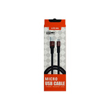 Cable Tipo C A Usb Carga Rapida 1 Metro Negro/blanco