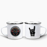 Mug Peltre Pocillo Banda Foo Fighters