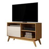 Rack Para Sala Pequeno De Tv 32 42  Retro Fenix Wood Giga