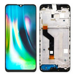 Tela Frontal Display Lcd Para Moto G9 Play Nacional Com Aro