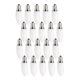 Minibombilla Decorativa E12 De 1,5 W Para Candelabro, 20 Uni