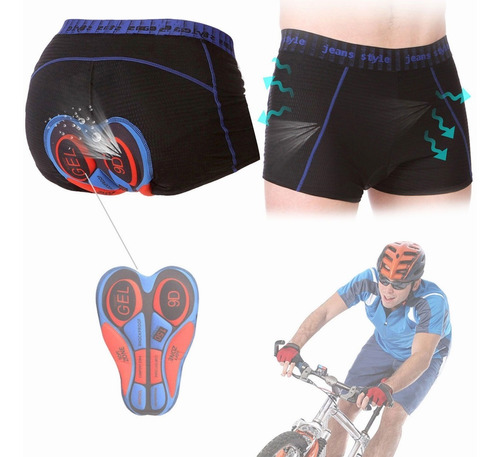 Shorts De Ciclismo Calzon Con Acolchada Gel Jersey Ciclista