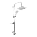 Ducha Columna 128cm 2 Funciones Alta Presión Gris