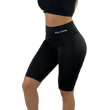 Short Deportivo Largo Lycra Mujer, Gym, Running, Fitness