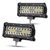 Barra De Luz Led De 7in,120w 24000lm,todoterreno Luces