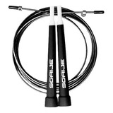 Speed Rope Cuerda Rapida Para Salto Cross Fit Negro Envio