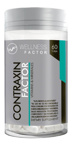 Contraxin Factor 60 Caps, Wf Sabor Sin Sabor