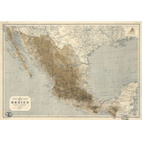 Mapa De México 1911 National Geographic