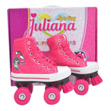 Patines Juliana Sporting Zapatilla Botita 4 Ruedas Nena Mca 