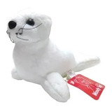 Foca De Peluche Blanca Chica 12cm Animales Marinos 10819xs