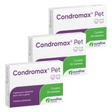 3 X Condromax 30 Tabletes Cães E Gatos Petshop Ourofino Pet