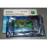 Placa De Rede Dlink Dfe-550tx Caixa C Manual E Cd