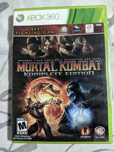 Juego Xbox Mortal Kombat Edición Completa Original