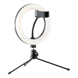 Luz Pra Tirar Fotos Live Maquiagem Iluminador Ring Light Led Cor Da Estrutura Preto Cor Da Luz 3200k-6500k 110v/220v