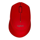 Logitech Mouse Inalámbrico M280 Rojo - Logitech