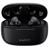 Audifonos In-ear Inalámbricos Havit Tw967 Blancos Color Negro Color De La Luz Verde Oscuro