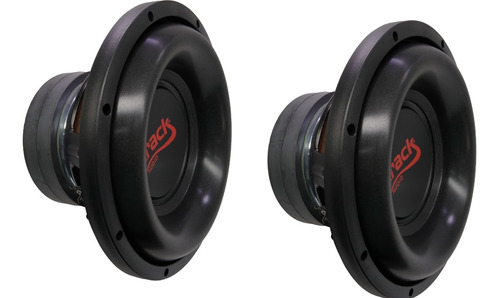 Juego Par Subwoofer 10 Pulgadas Woofer Krack Doble Bobina