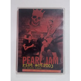 Dvd- Pearl Jam Riot Act 2003 Live Orlando Florida