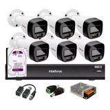 Kit Intelbras 6 Full Color 1220b G7, Dvr Imhdx 3008 C/2 Tb